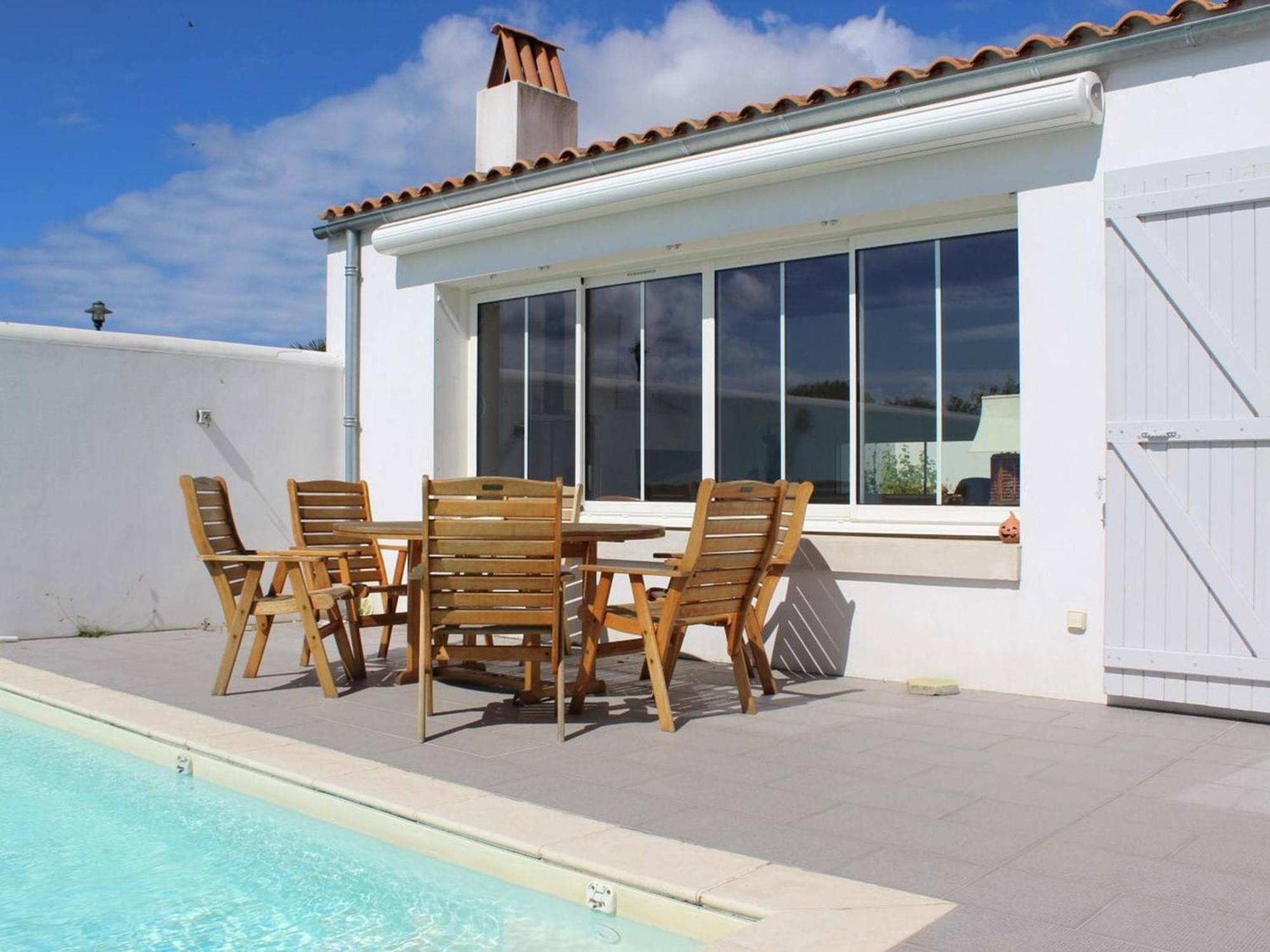 Maison Contemporaine Avec Piscine Chauffee Sur L'Ile D'Oleron - Fr-1-246A-340 Villa La Bree-les-Bains Luaran gambar